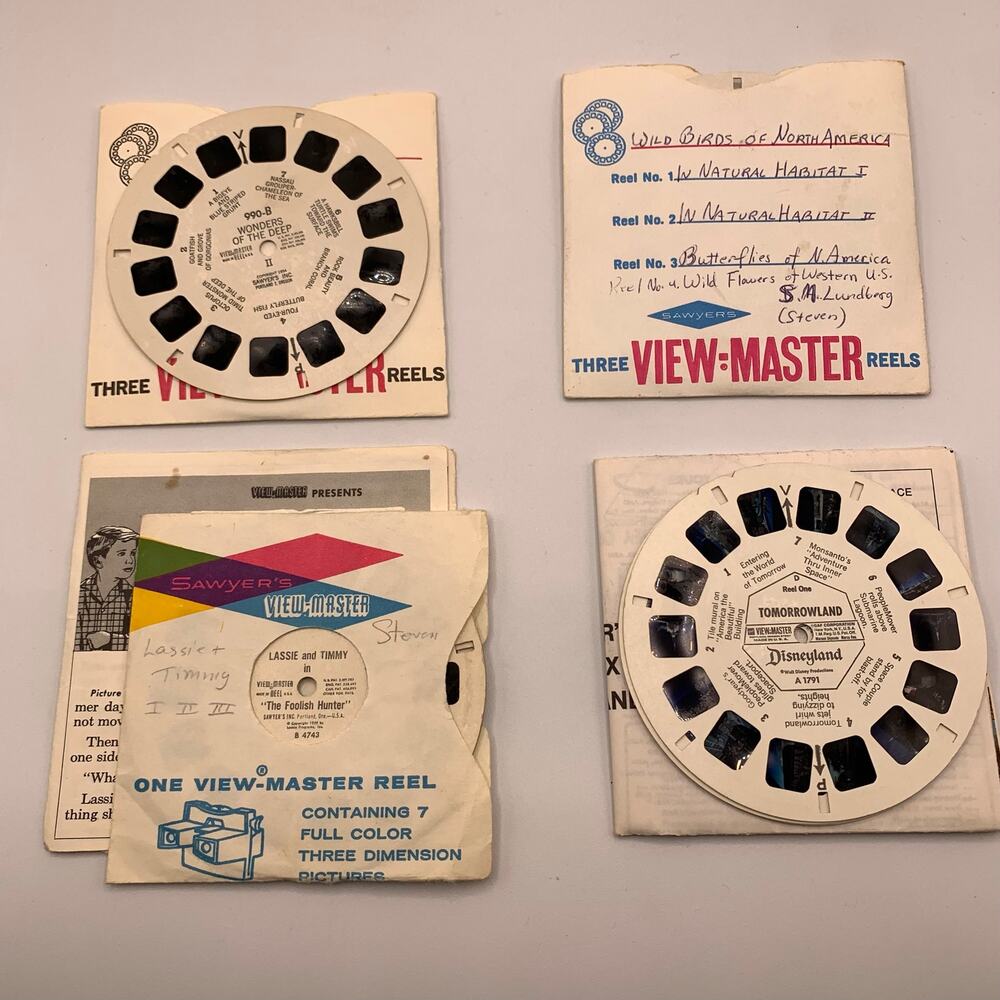 Vintage Sawyer View Master Model G Viewer + Case & 13 Sets (Hawaii, Disney, Zoo) - Picture 5 of 14